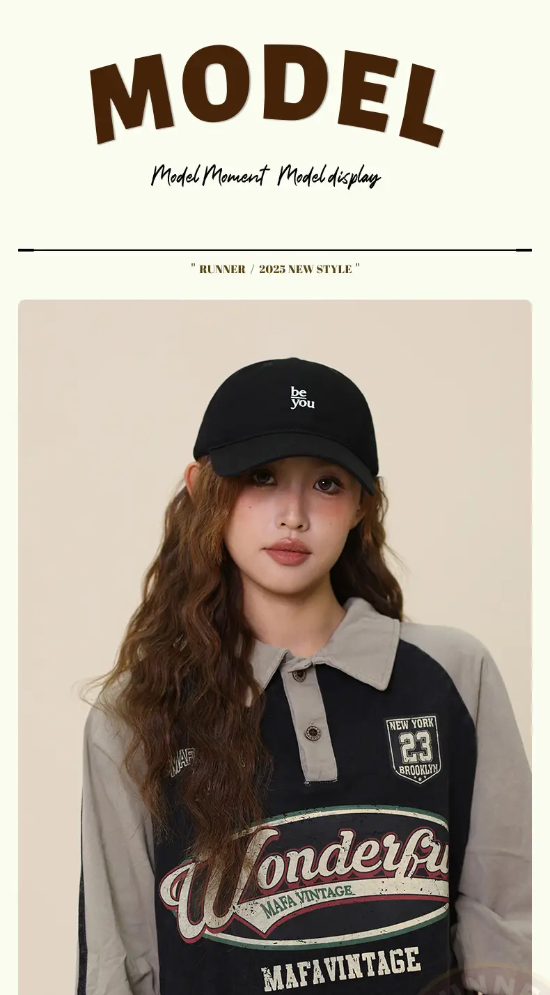 New Ins Red Korean Baseball Cap for Women — feature 10