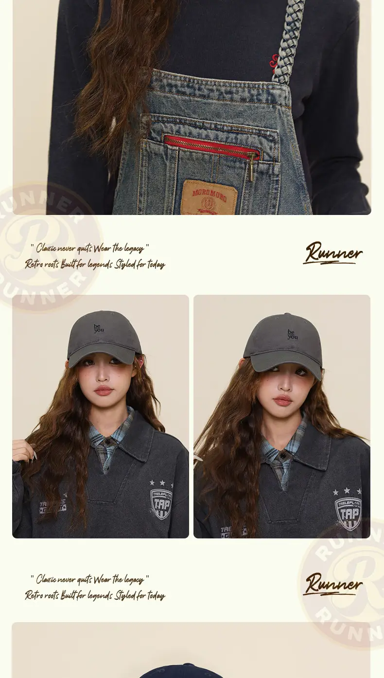 New Ins Red Korean Baseball Cap for Women — feature 13