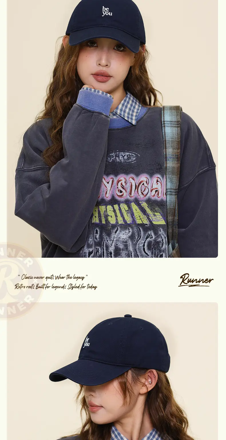 New Ins Red Korean Baseball Cap for Women — feature 14