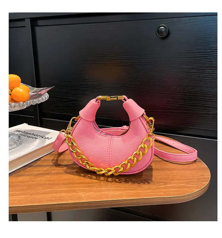 White Leather Chain Crossbody Bag for Women — feature 26