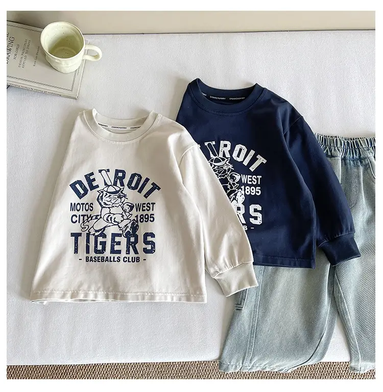 Nausicaa Boys T-Shirt Blue White Match Handsome Thin — feature 12