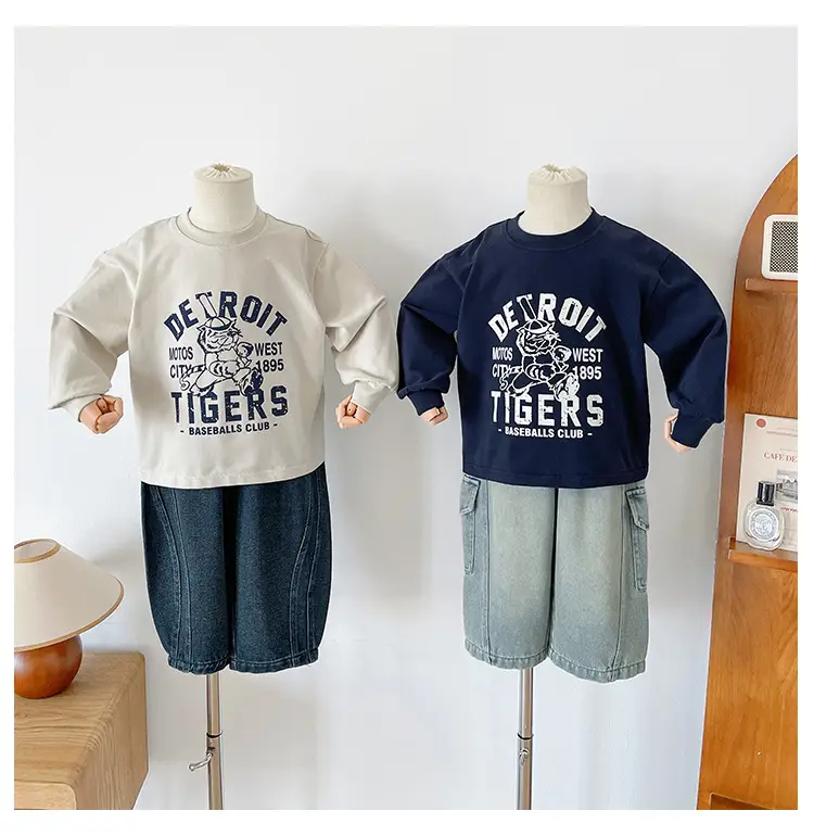 Nausicaa Boys T-Shirt Blue White Match Handsome Thin — feature 20