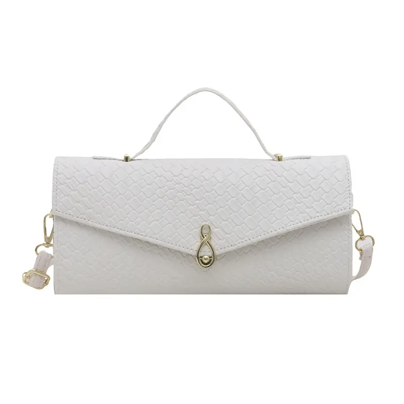 Women Woven Shoulder Bag 2025 Summer Black White Red - Image 3
