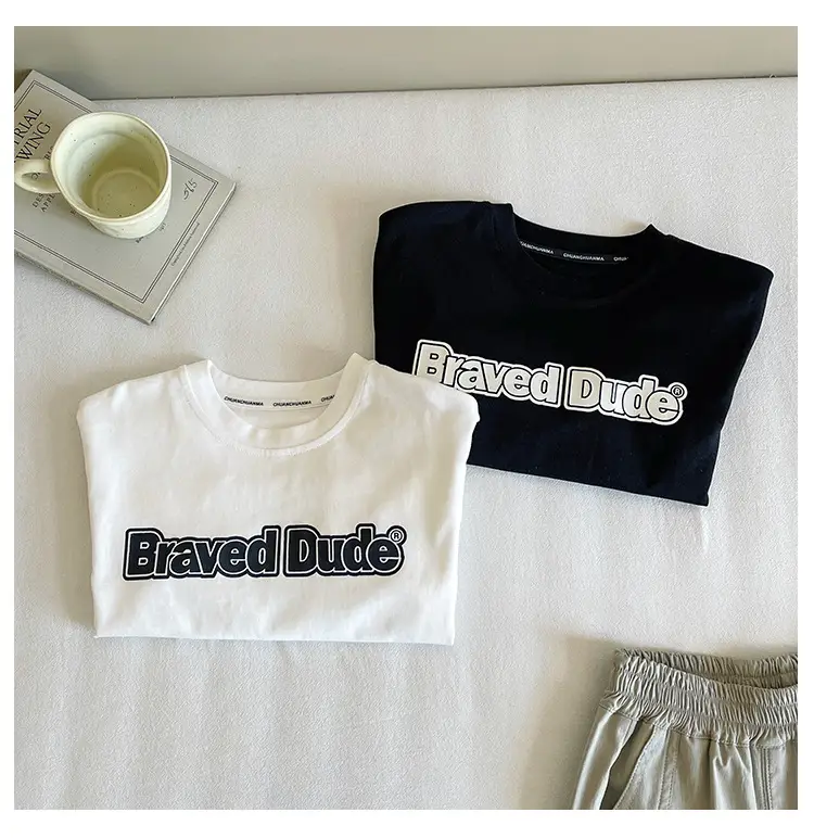 Nausicaa Boys Printed T-Shirt Black White Shorts Set — feature 14