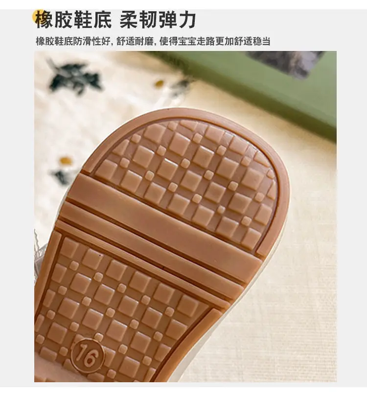 Baby Girl Small Leather Shoes 2025 New Japanese Style Style Bow Princess Square Mouth Flats Non-Slip Baby Soft Sole Toddler Shoes — feature 4