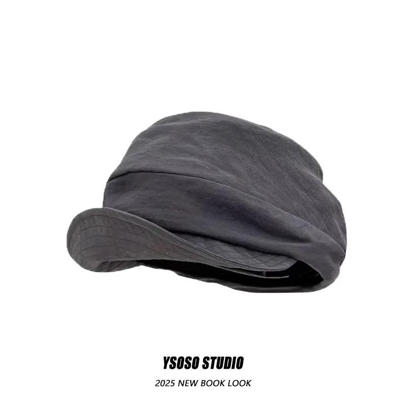 Women's Summer Pleated Cloud Duckbill Cap Cream — feature 6