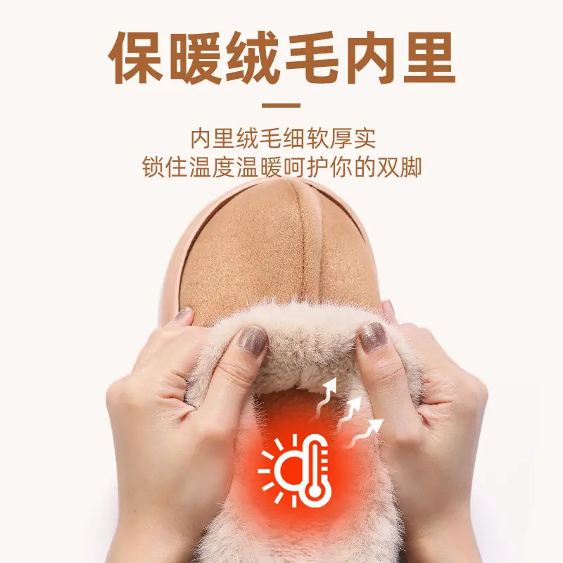 Women's Winter Slipper Non-Slip Thick Sole Warm Insulated - Image 6