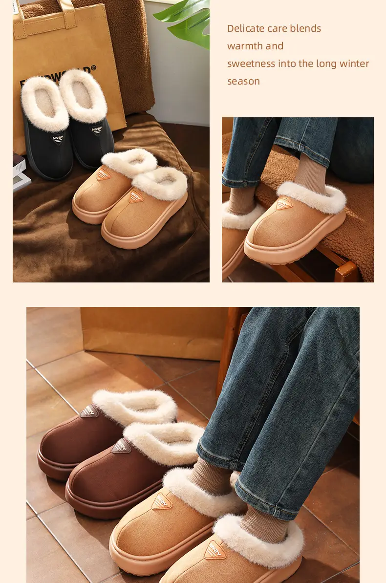Women's Winter Slipper Non-Slip Thick Sole Warm Insulated — feature 12
