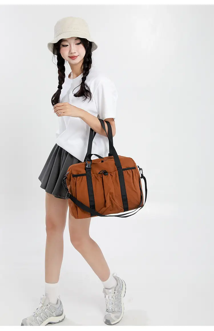 New Large-Capacity Travel Bag Women's Shoulder Commuting Portable Handbag Luggage Storage Bag Yoga Fitness Bag — feature 17