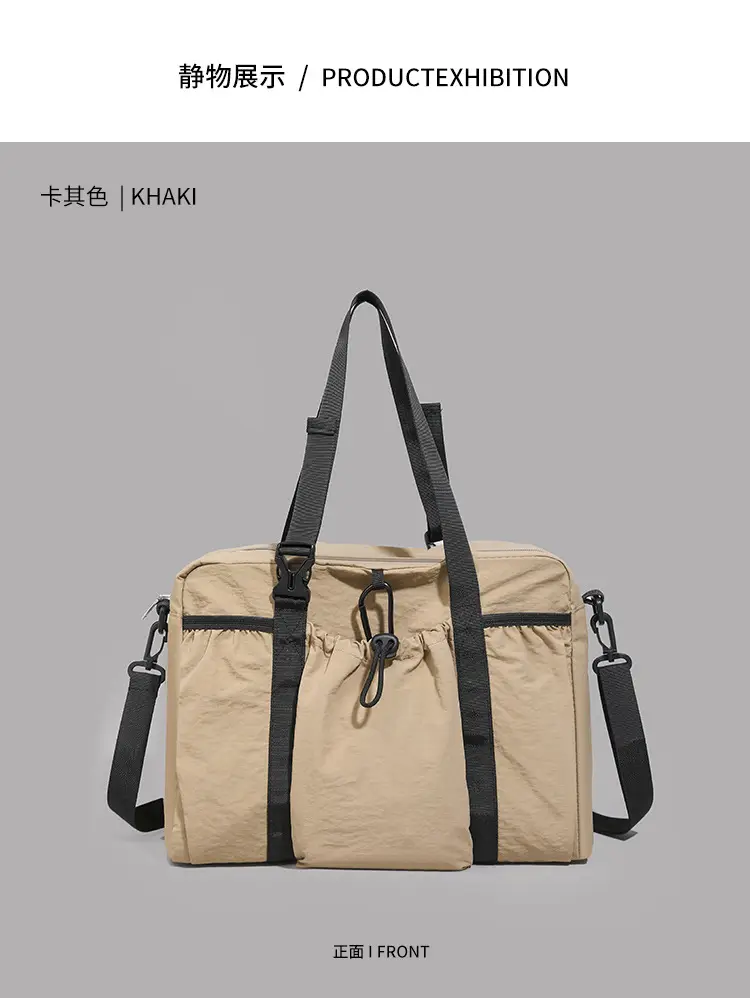 New Large-Capacity Travel Bag Women's Shoulder Commuting Portable Handbag Luggage Storage Bag Yoga Fitness Bag — feature 23