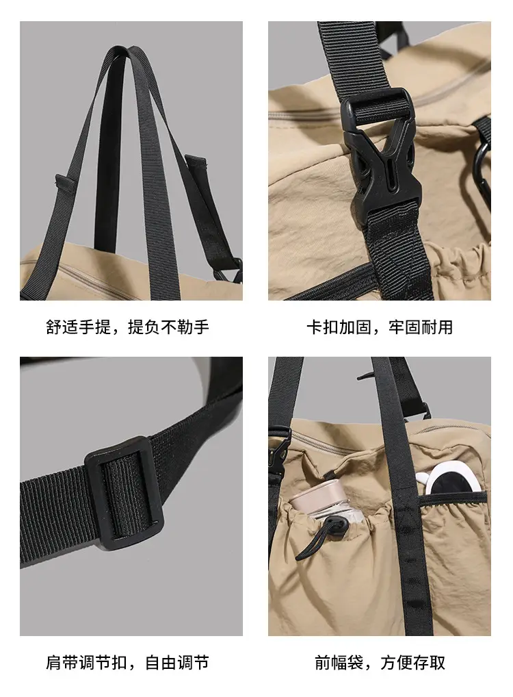 New Large-Capacity Travel Bag Women's Shoulder Commuting Portable Handbag Luggage Storage Bag Yoga Fitness Bag — feature 29