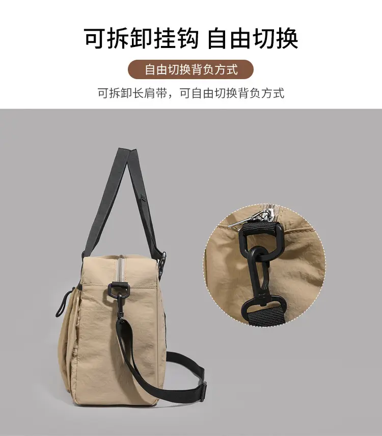 New Large-Capacity Travel Bag Women's Shoulder Commuting Portable Handbag Luggage Storage Bag Yoga Fitness Bag — feature 9