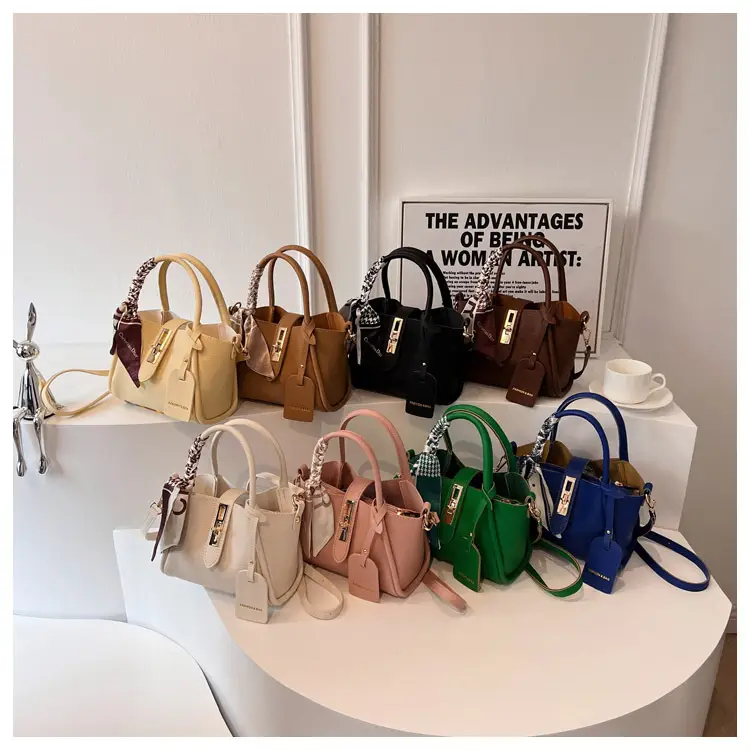 Trendy Crossbody Bag with Logo Add On Tan Leather — feature 11