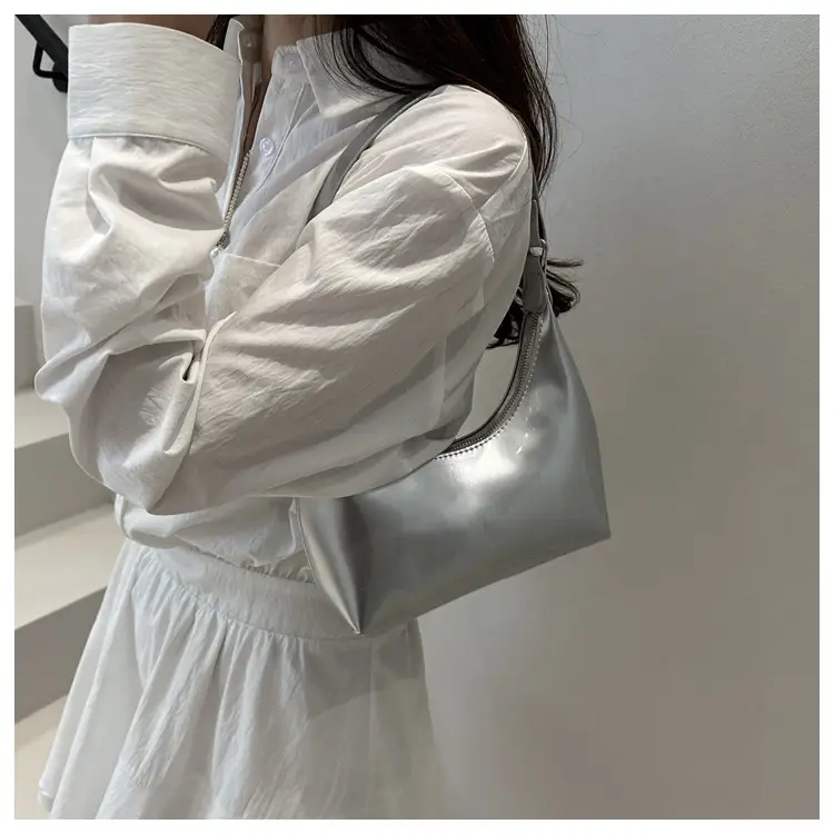 Glossy Beige Shoulder Bag for Women — feature 10