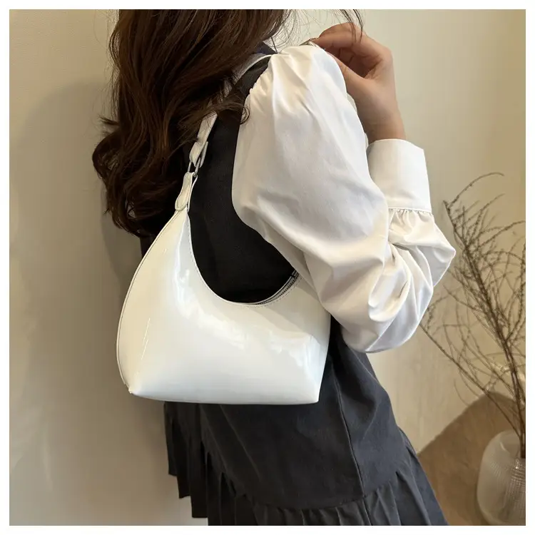 Glossy Beige Shoulder Bag for Women — feature 20