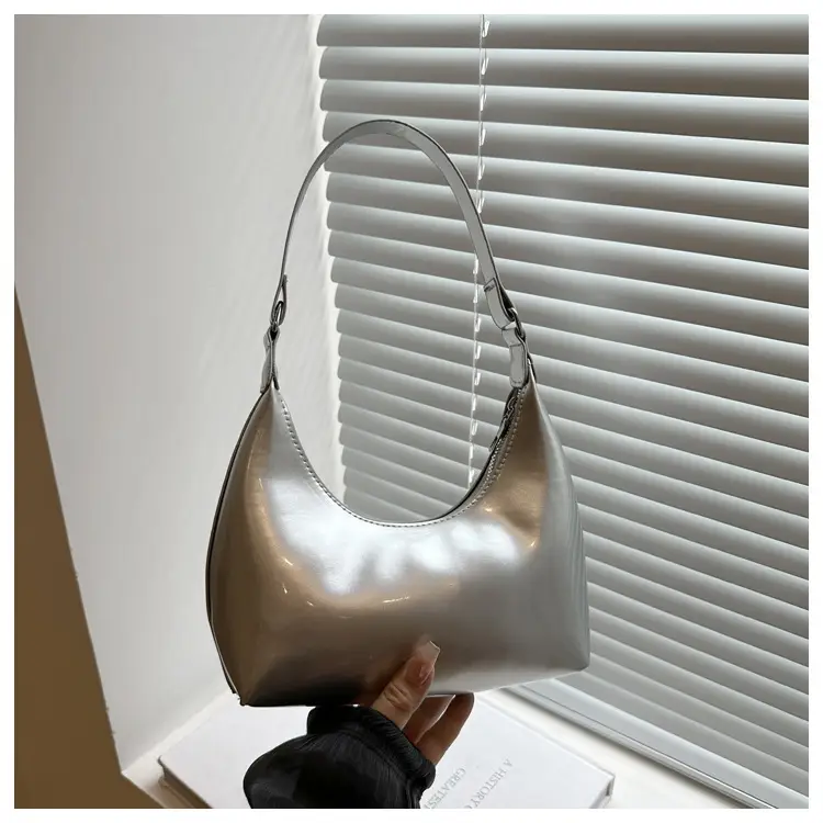 Glossy Beige Shoulder Bag for Women — feature 26