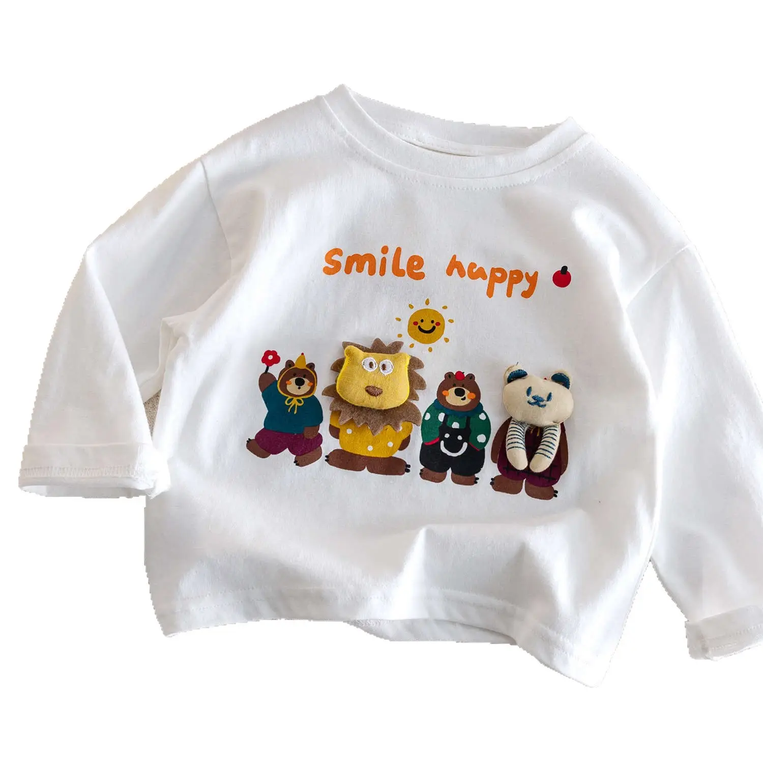 Children's Cartoon T-Shirt Long Sleeve 2025 Autumn - Image 5