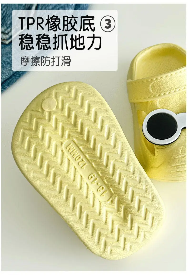 Toddler Sandals Yellow Non-Slip Summer Baby Shoes — feature 6