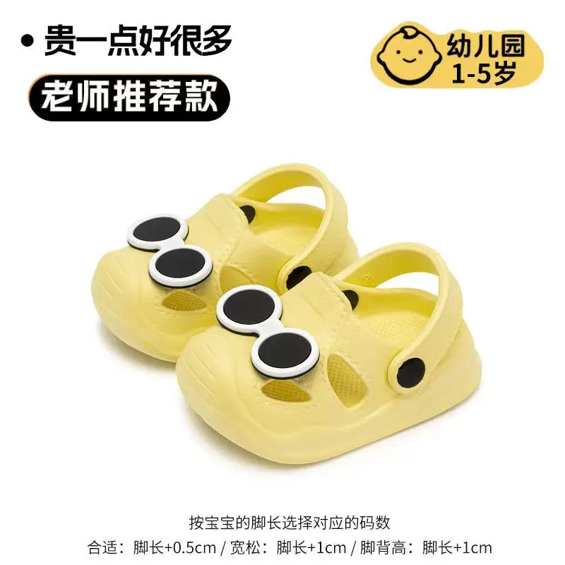 Toddler Sandals Yellow Non-Slip Summer Baby Shoes
