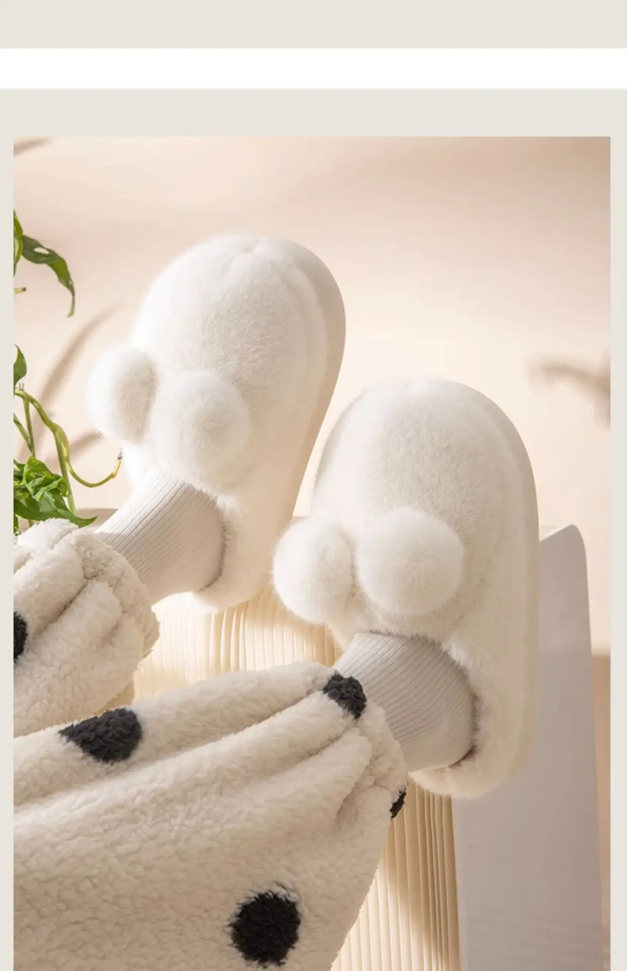 Winter Warm Cotton Slippers for Women — feature 17