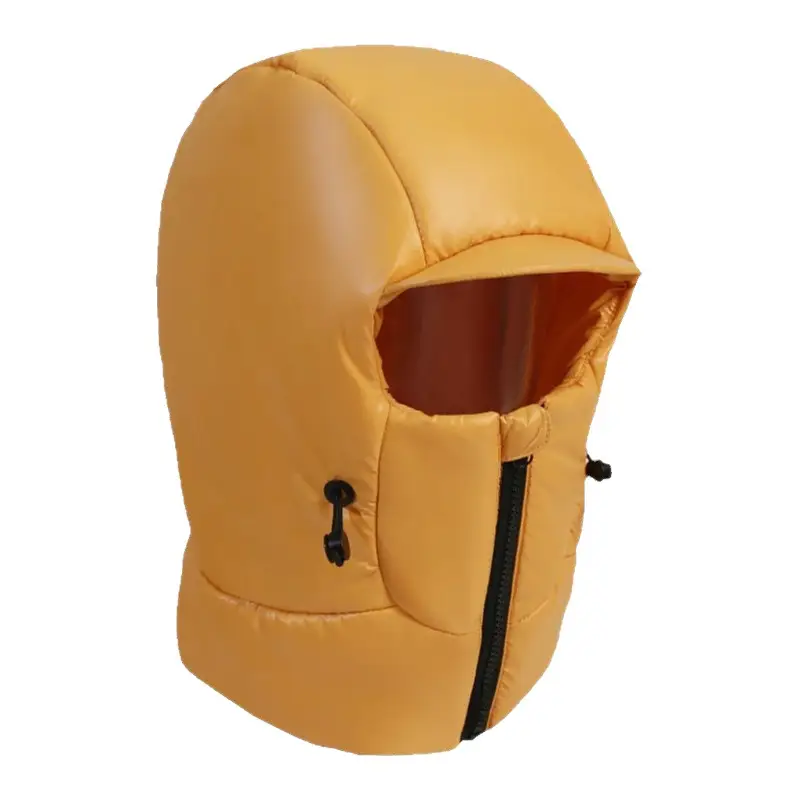 Winter Warm Hat for Women Riding Electric Bikes, Face Protection, Ear Protection, Thickeneded Lei Feng Hat, Outdoor Cold-Proof and Waterproof down Hat