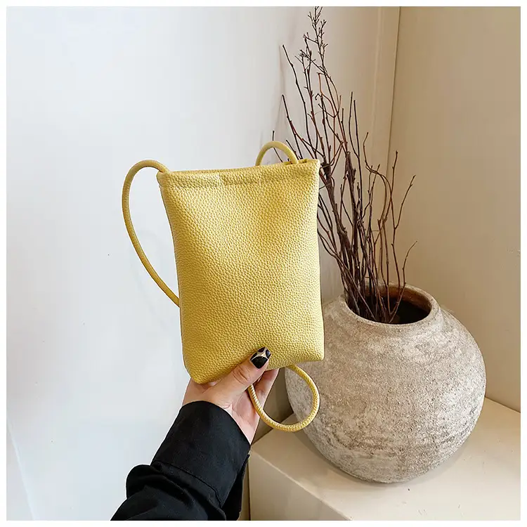 Beige Crossbody Phone Bag with Knot Detail 2025