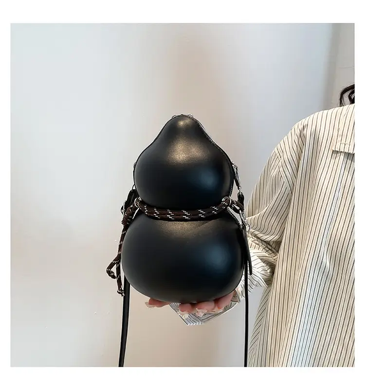 Cute Gourd Crossbody Bag for Women Brown — feature 11