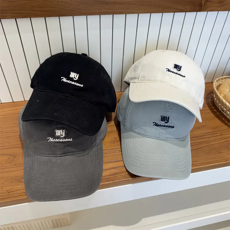Women Black Embroidered Cap Logo Unisex Clothing Accessories - Image 13
