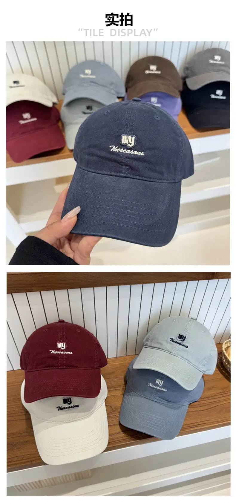 Women Black Embroidered Cap Logo Unisex Clothing Accessories — feature 2