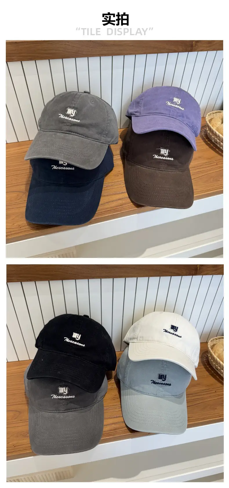Women Black Embroidered Cap Logo Unisex Clothing Accessories — feature 3