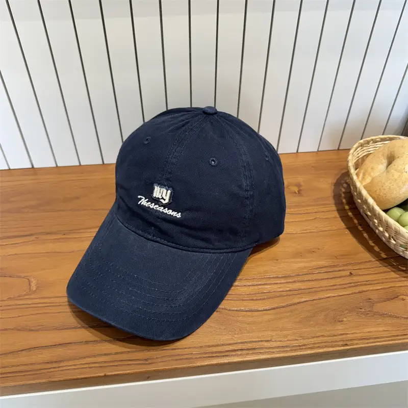 Women Black Embroidered Cap Logo Unisex Clothing Accessories - Image 2
