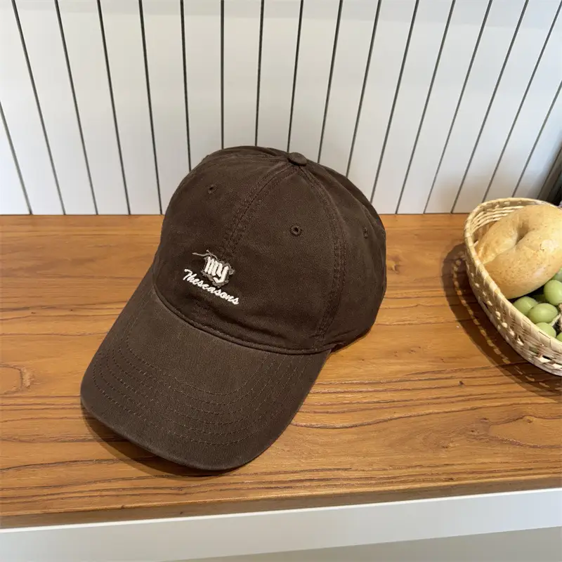 Women Black Embroidered Cap Logo Unisex Clothing Accessories - Image 3