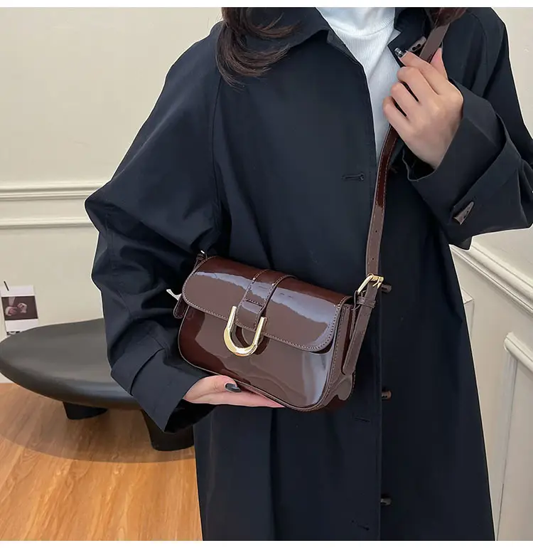 Red Square Shoulder Crossbody Bag for Women — feature 15