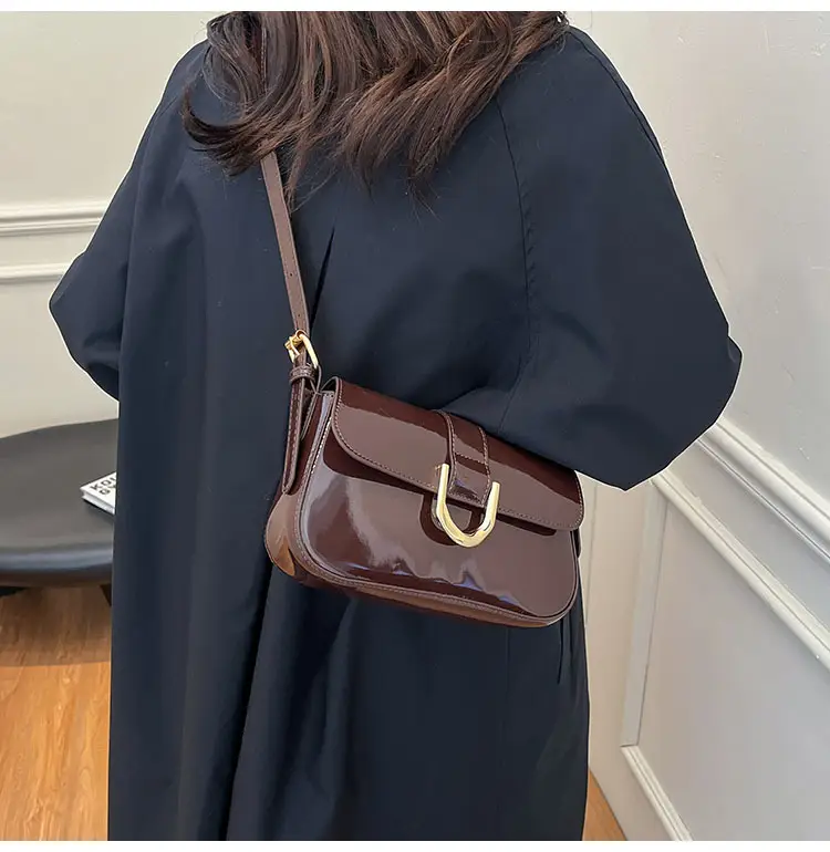 Red Square Shoulder Crossbody Bag for Women — feature 17