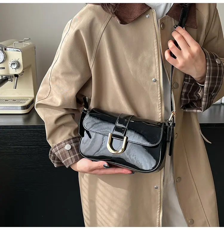 Red Square Shoulder Crossbody Bag for Women — feature 21