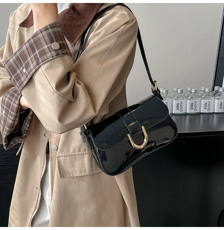 Red Square Shoulder Crossbody Bag for Women — feature 25