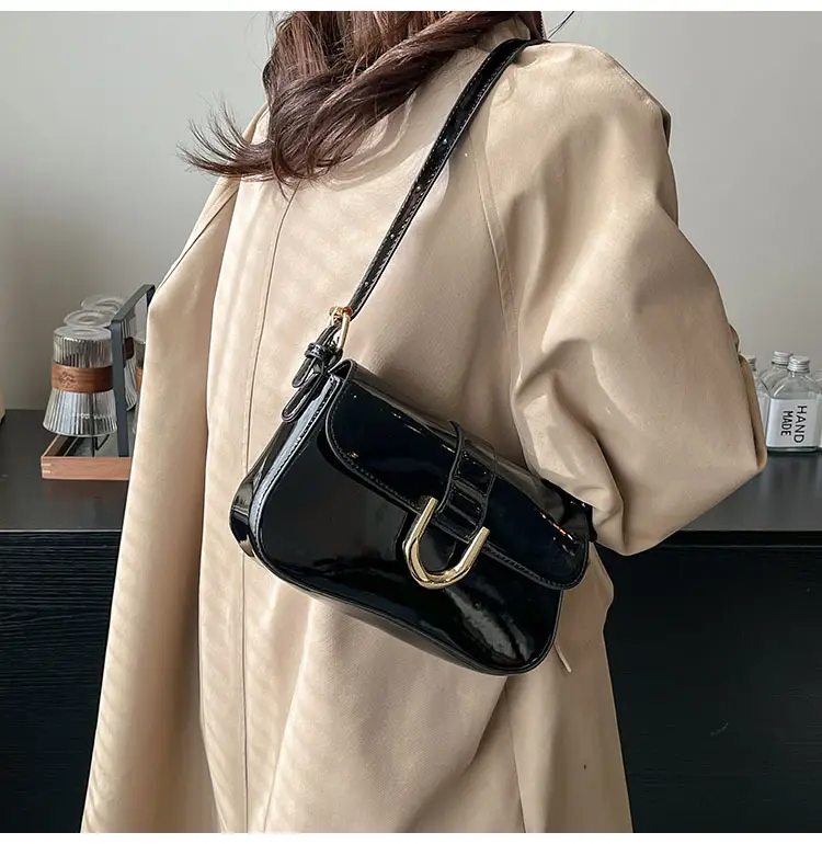 Red Square Shoulder Crossbody Bag for Women — feature 26