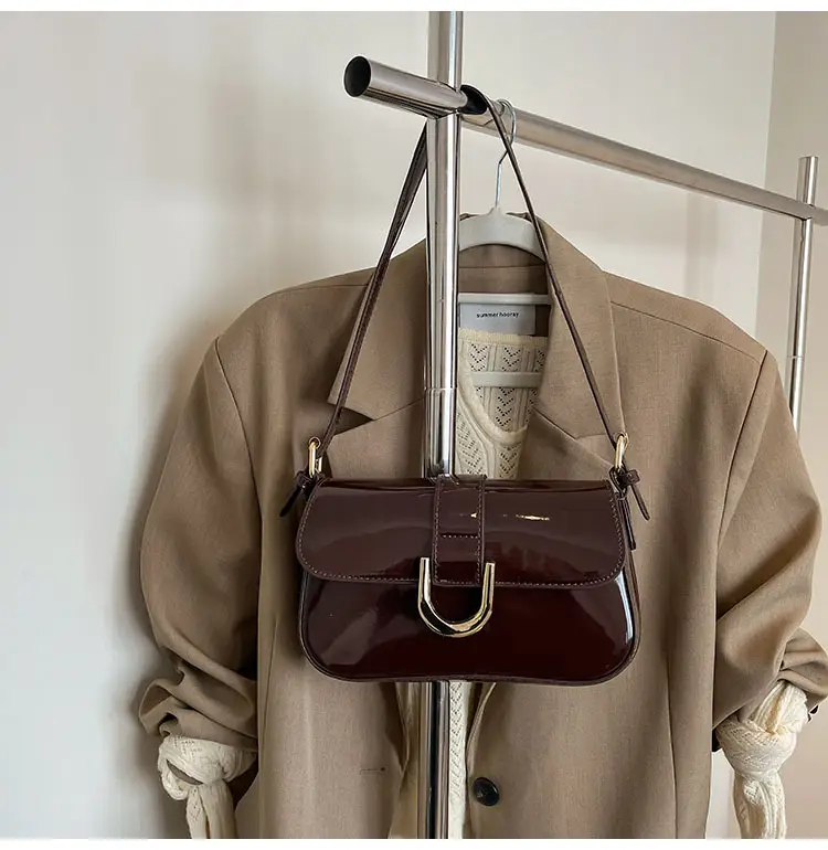 Red Square Shoulder Crossbody Bag for Women — feature 33