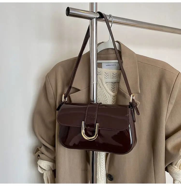 Red Square Shoulder Crossbody Bag for Women — feature 34