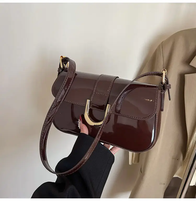 Red Square Shoulder Crossbody Bag for Women — feature 35