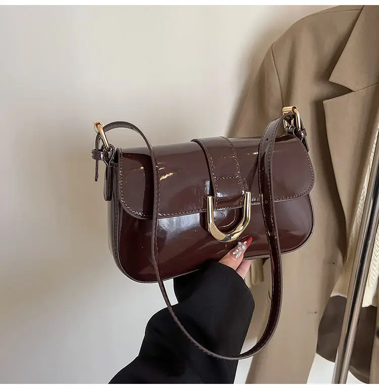 Red Square Shoulder Crossbody Bag for Women — feature 36