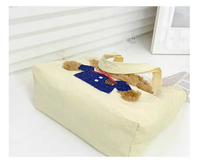 Cute Teddy Bear One Shoulder Bag for Women Large Capacity — feature 10
