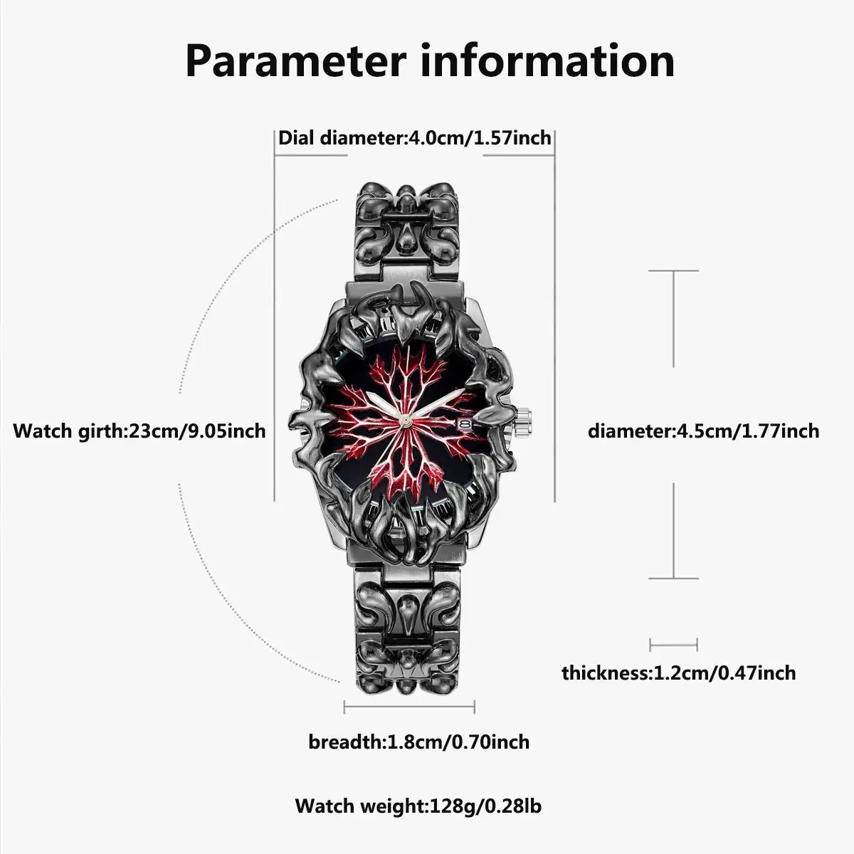 Men's Special Claw Alabaster Quartz Watch — feature 5