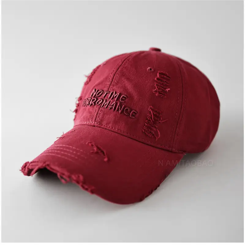 Women's Brown 3D Letter Hole Cap with Ponytail - Image 2