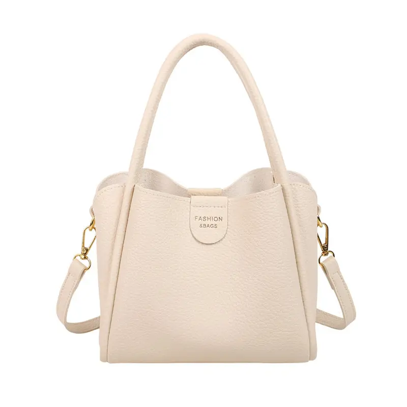Women Bucket Bag Brown Leather Shoulder Crossbody 2025 - Image 7