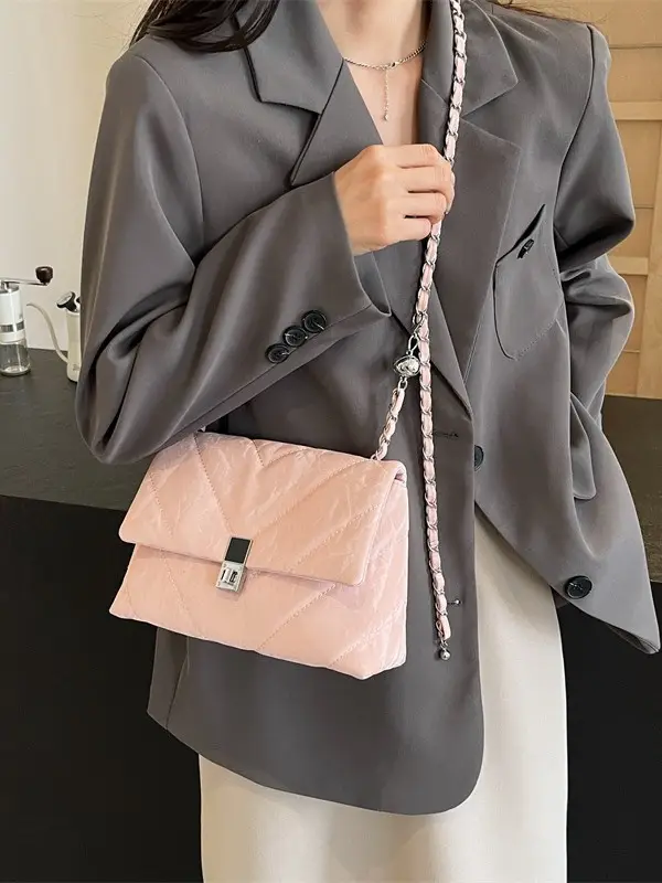 Diamond Chain Crossbody Bag Women 2025 New Niche - Image 5