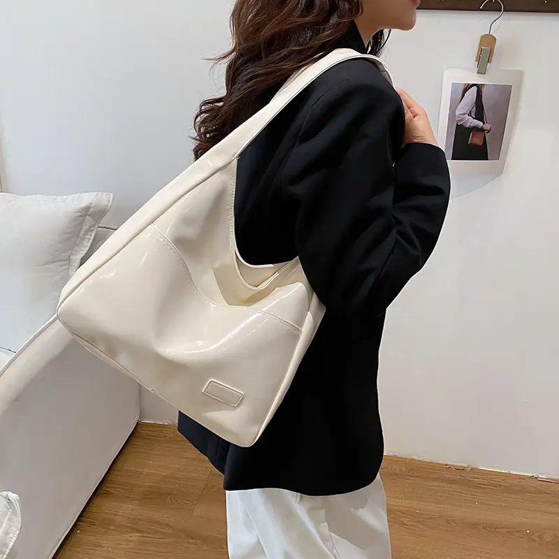 Black PU Leather Shoulder Bag for Women 2025 - Image 7