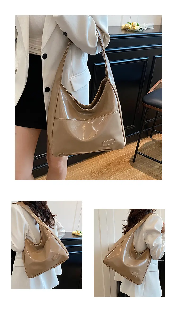 Black PU Leather Shoulder Bag for Women 2025 — feature 10