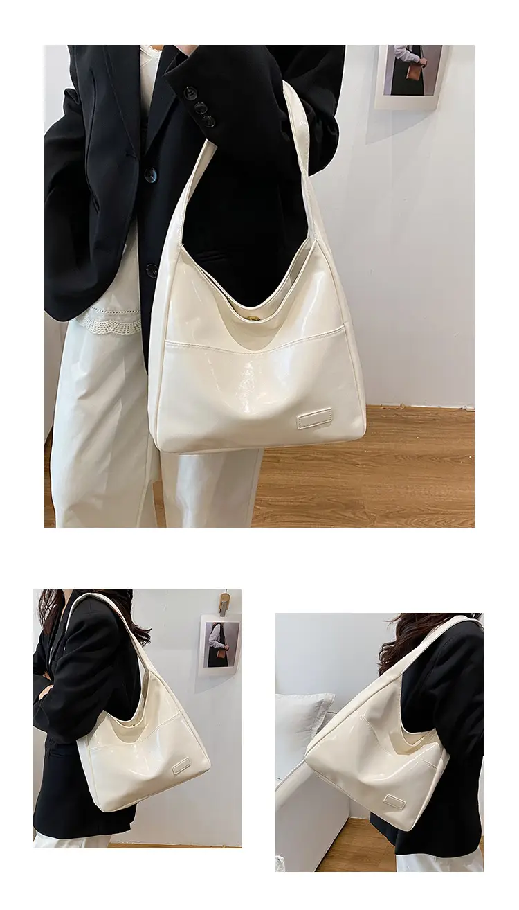 Black PU Leather Shoulder Bag for Women 2025 — feature 11