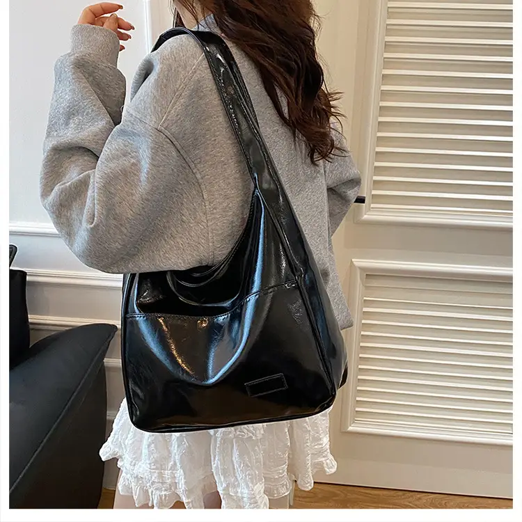 Black PU Leather Shoulder Bag for Women 2025 — feature 24